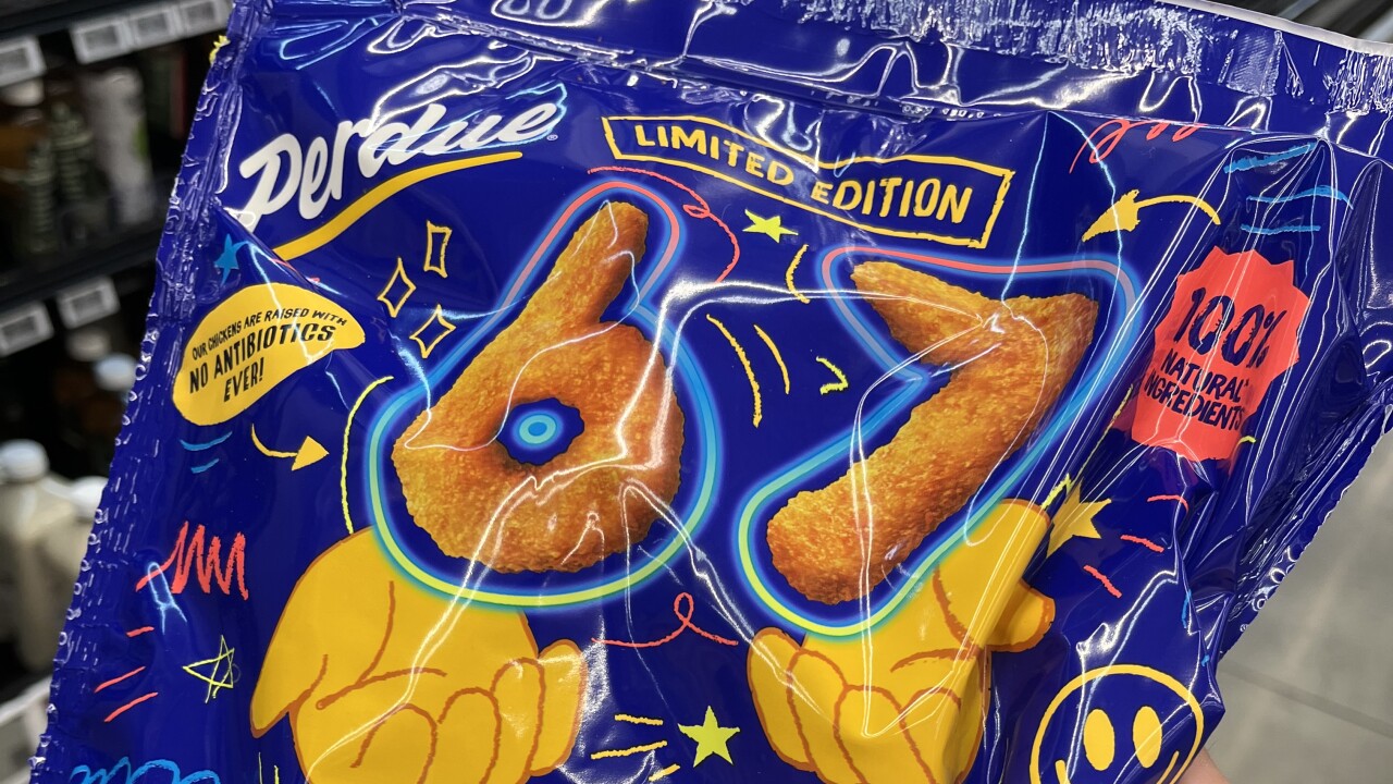 An ODU student came up with '6 7'-shaped chicken nuggets. We tried
